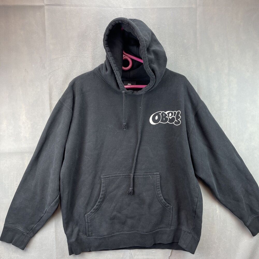 Obey Men’s hoodie black Large